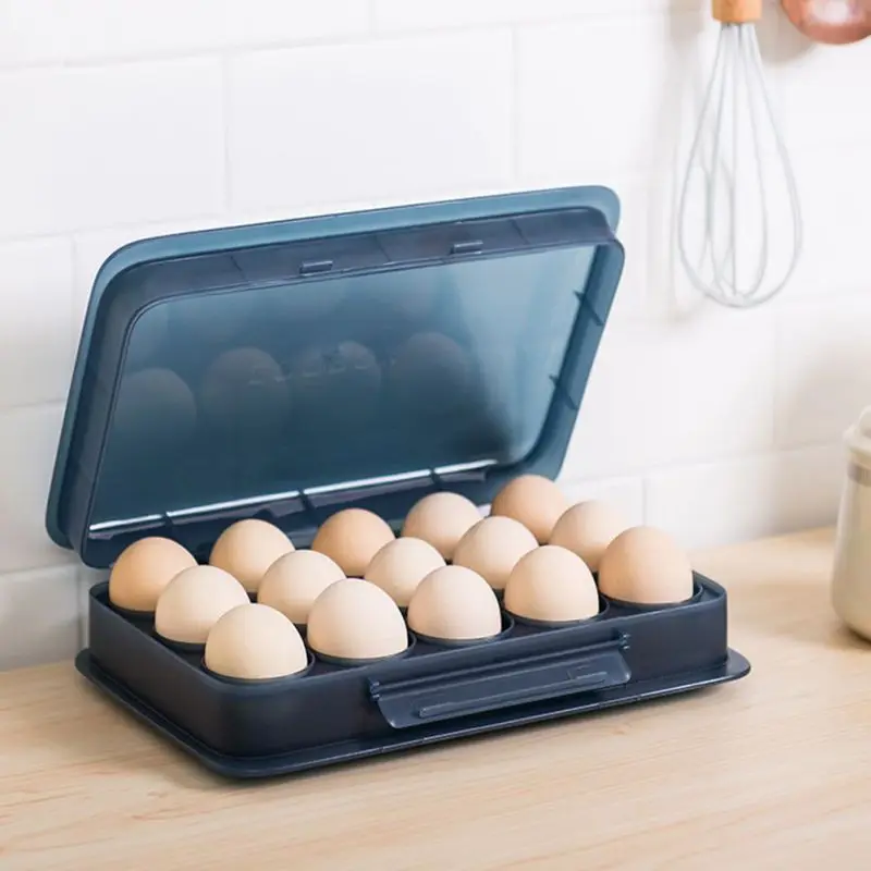

Eggs Storage Boxes Kitchen Fresh-keeping Stackable Storage Box Household Plastic Egg Racks 1 Pcs Kitchen Accessories Organizer
