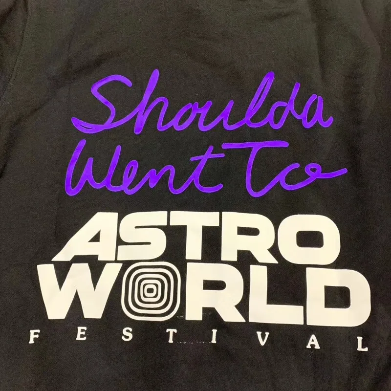 Трэвиса Скотта Высочайшее солнце Astroworld Толстовка для мужчин и женщин высокое качество Толстовка Мужская мода Повседневная Толстовка Пуловер
