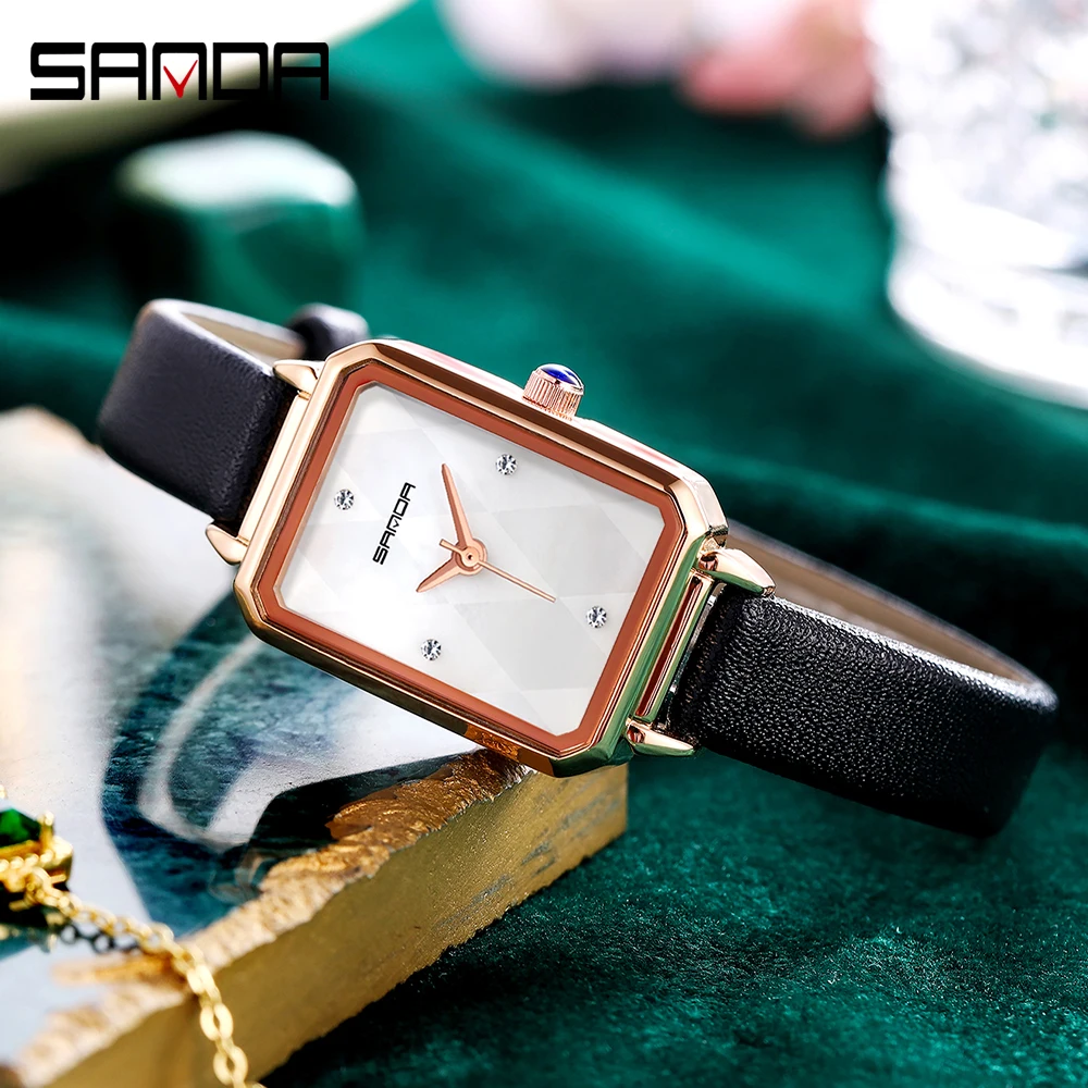Sanda Retro Watch New Starry Sky Women's Watches Small Dial Waterproof Quartz Wristwatch Fashionble Casual Outdoor Sports Watch
