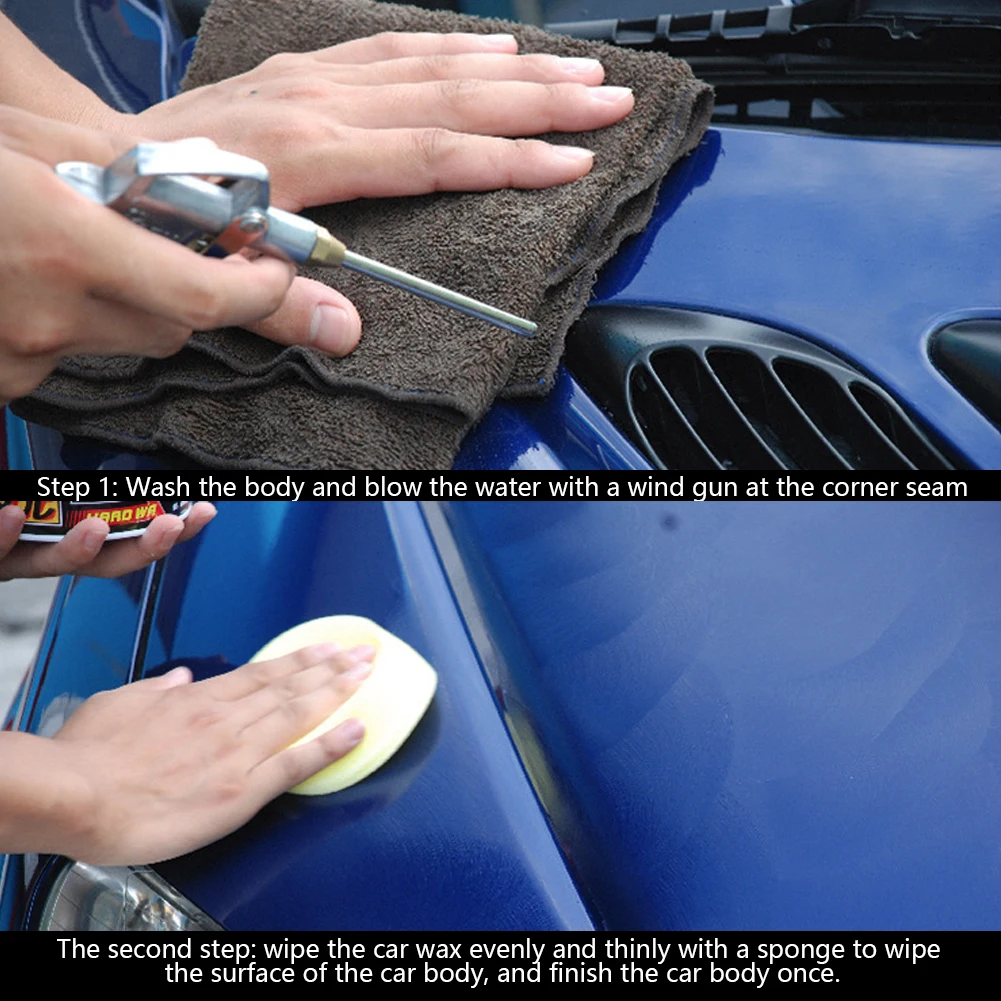  Car Wax Car Crystal Hard Wax Polishing Paste Scratch Repair Agent Auto Paint Care Waterproof Remove