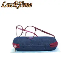 LuckTime Casual Fashion Glasses Frame Metal Retro Woman Myopia Eye Glasses Frame Lucky Time Women Optical Eyeglass frames#1644