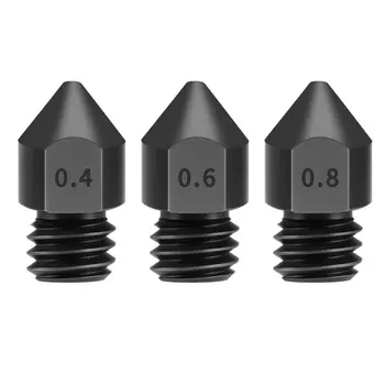 

Hardened Steel Nozzle for Creality CR-10/Ender3 Anet/Makerbot 3D Printer Part High Temperature Resistance - 0.4mm