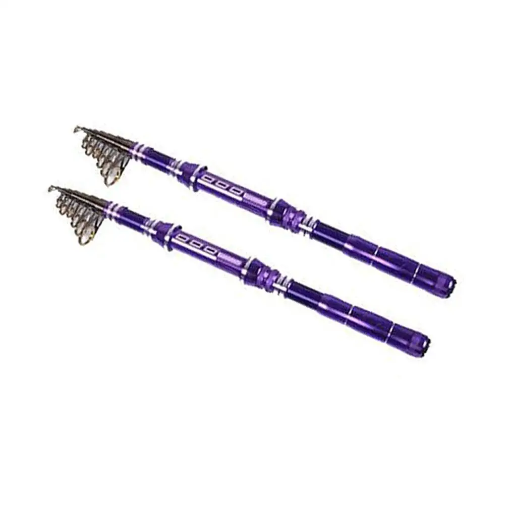 HiMISS Fishing Rod Super Short Type Hard Metal Fishing Rod 1.8-3.6m Carbon Retractable Lure Fishing Rod Strong Metal handle