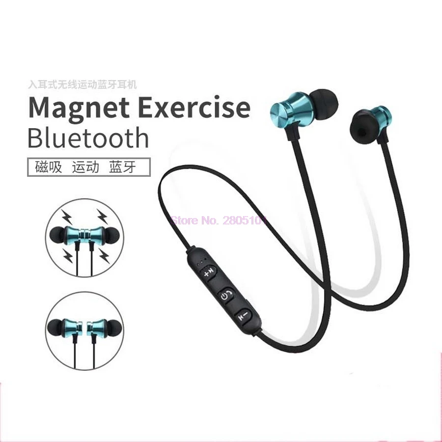 100 шт. беспроводные Bluetooth наушники спортивные для Xiaomi iPhone стереогарнитура