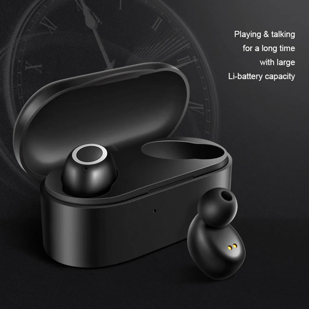Mini Twins True беспроводные наушники спортивные Bluetooth в ухо монитор стерео с