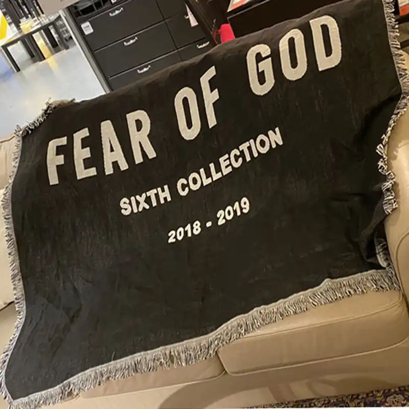 fear of god throw blanket