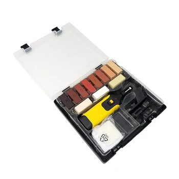 

11 Color Waxes Blocks Home Softening With Sponge Electric Iron For Damaged Laminate Flooring Repair Kit Cleaning Practical