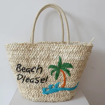 

Caker Brand 2020 Women Straw Handbag Large Big Beach Bags