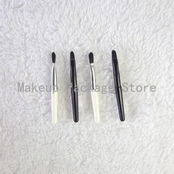 

2/10/100pcs Black White Makeup Lip/Eye Brush of Eyeshadow Case Foundation Brush Compact Lipstick Container Cosmetics Beauty Tool
