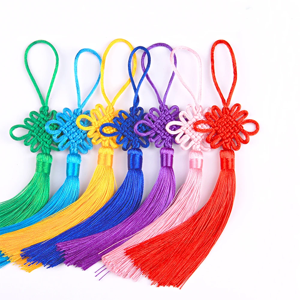 10pcs Festive Tassels Pendant Chinese Knot Pendant For Decorations tassel fringe tassel trim mini tassels tassel decoration tassel accessories