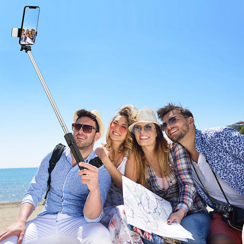 Selfie Stick Sports Camera Selfie Stick Cell Phone Selfie Stick Smartphone Selfie Stick Customizable Selfie Stick Wireless bluetooth foldable mini tripod with fill light shutter remote control