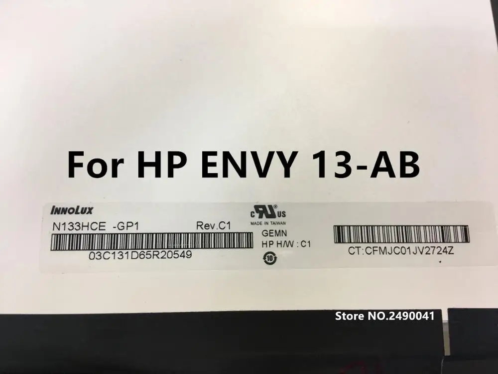 13," ЖК-экран nontouch для hp ENVY 13-AB FHD 1920*1080 N133HCE GP1