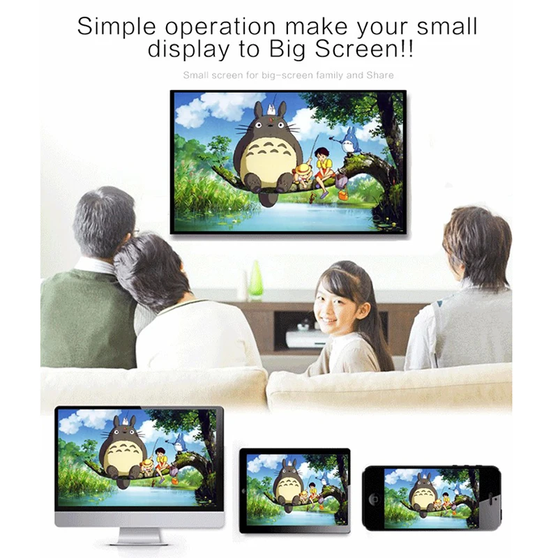 Mirascreen HDMI tv Stick Smart HD ключ беспроводной Wifi приемник DLNA Airplay дисплей miracast для ios