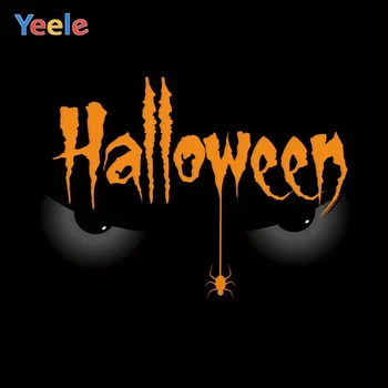 

Yeele Halloween Backdrop Photography Scary Black Eye Night Spider Photo Background Photocall Custom Vinyl For Photo Studio Props