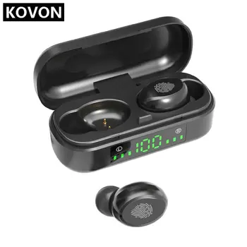 

Wireless Bluetooth Earphones Earbud Earphone Binaural HD Call Fingerprint One-touch Siri Hifi Stereo Sound