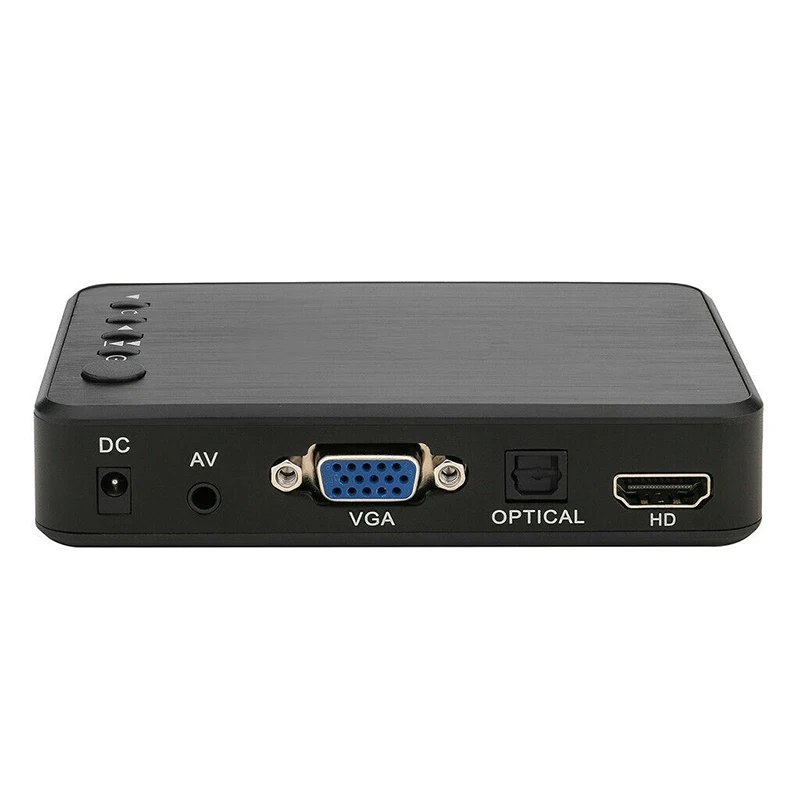 Larryjoe Mini 1080P Full HD HDMI Мультимедийный Плеер Наборы Профессиональный USB внешний HDD медиаплеер с 3 выходами HDMI/VGA/AV