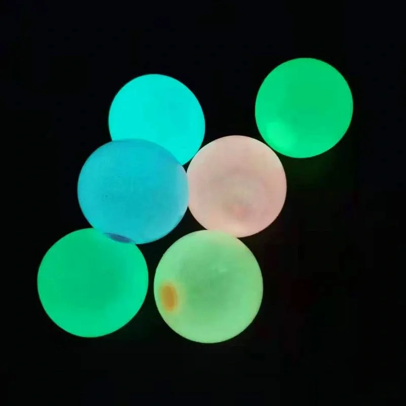 Bola de estrés para niños y adultos, juguete de descompresión para aliviar el estrés, palo grueso, bola diana en el techo, 2/4 Uds.