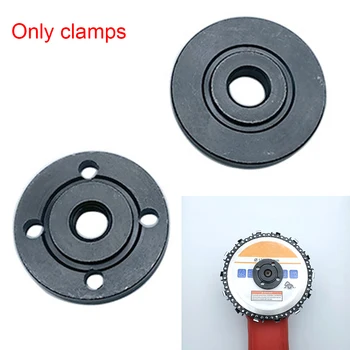 

2pcs Hardware Lathe Machining Round Electric Angle Grinder Iron Fitting Part Lock Nut Replacement Flange Set Wood Carving