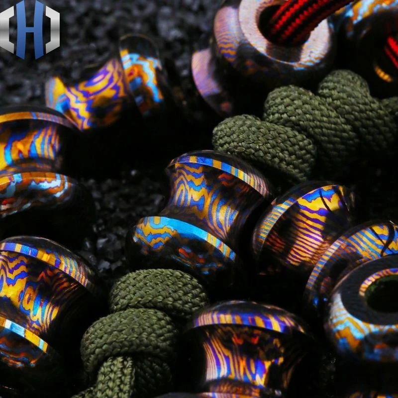 

Titanium Code Knife Pendant Creative Personality DIY Item Key Pendant Bracelet Loose Beads Accessories Gift EDC Knife Beads