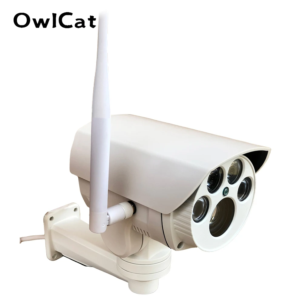 2MP WiFi Street PTZ IP Camera Outdoor 10X Optical Zoom Wireless IR Night Cam Onvif SD Card CamHi APP CCTV Surveillance System