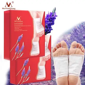 

2Boxes Lavender Detox Foot Patches Pads Slimming Body Nourishing Repair Foot Patch Improve Sleep Slimming Patch Loss Weight Care
