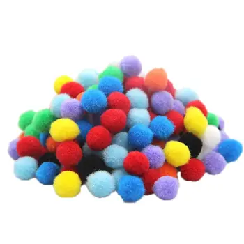 

Assorted Pom Poms Pompoms for Hobby Supplies and DIY Creative Crafts Decorations