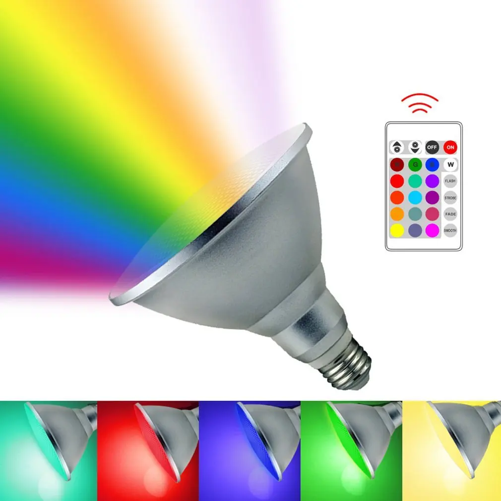 

20W LED RGB Par38 LED Spot RGB High Brightness Color Changing Lampada LED Bombillas LED lighting Flood Lamp Remote Control