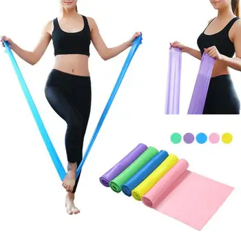 

Fitness Resistance Band Elastic Yoga Stretch Band 1500 * 150 * 0.35mm Rubber Tension Rope Body Training Tension Band