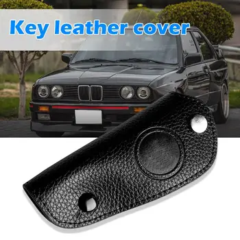 

Key Case Litchi Synthetic Leather Key Fob Cover Protector for BMW E36 E46 E39 Simplicity Personality without Publicity