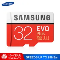 SAMSUNG 100% Оригинальный Micro SD карты Class10 TF card 64 Гб 128 256 512 100 МБ/с. 32 Гб карта памяти для samrtphone и настольный ПК