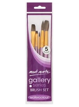 

Mont Marte Gallery Series Brush Set Watercolour 5pc