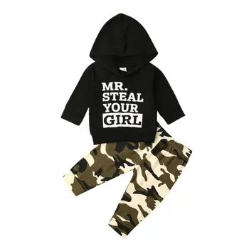 

Cute Newborn Baby Boy Clothes Tracksuit Hoodies Sweatershirt Camoufalge Pants Outfits Set Baby Boy Newborn Clothing Toddler Set
