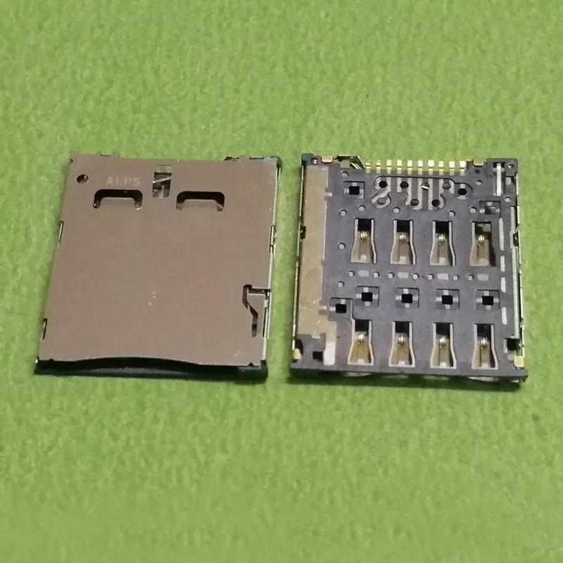 Connettore Presa Lettore Di Schede Micro Sim 2 Pezzi Per Samsung Galaxy S4 Zoom C101 I8730 F100 F100L F100S P895 Vs950