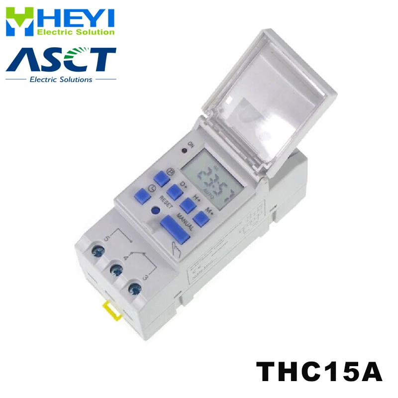 Zeitschaltuhr Relay Schalter für programmierbare LCD Zeitgeber 24V 16A Zeitschaltuhr Relay Schalter für programmierbare LCD Zeitgeber 24V 16A