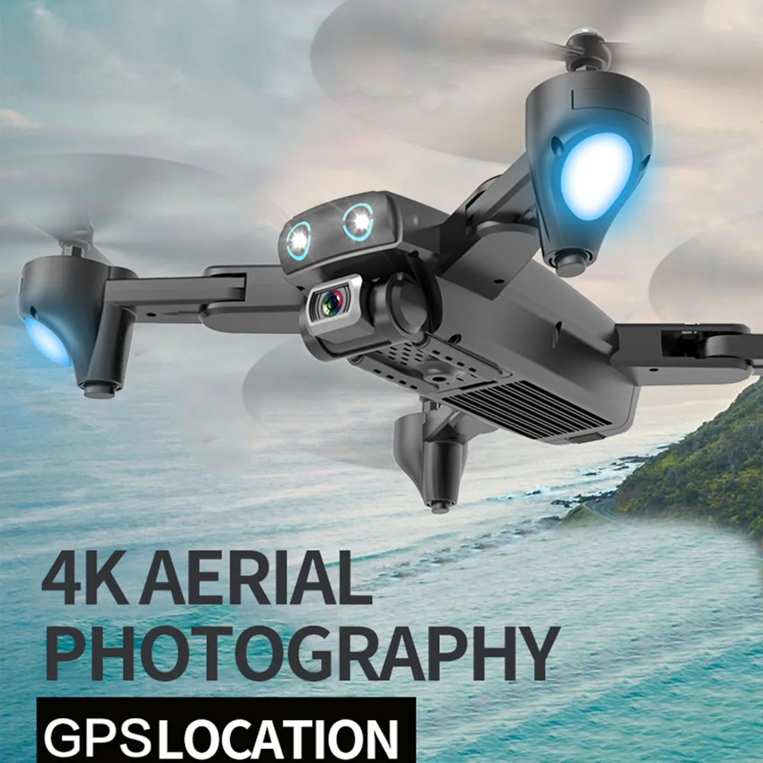 SG167 5G gps позиционирование складной автоматический обратный Квадрокоптер Дрон с 4K HD камерой-черный