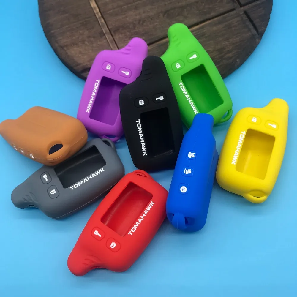 FUSU TW9010 TW9030 силиконовый чехол для Tomahawk двусторонняя сигнализация ЖК пульт