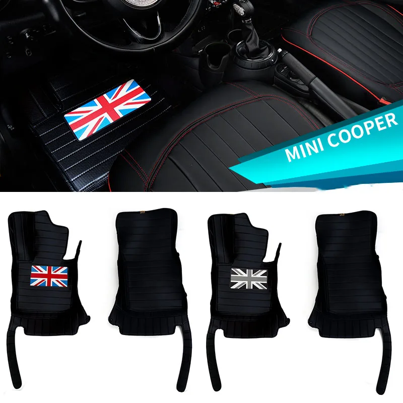 Автомобильный коврик с педалью для MINI Cooper S One d JCW clubman R55 R56 R60 F55 F56 F60 Автомобильный коврик против грязи для левой кабины
