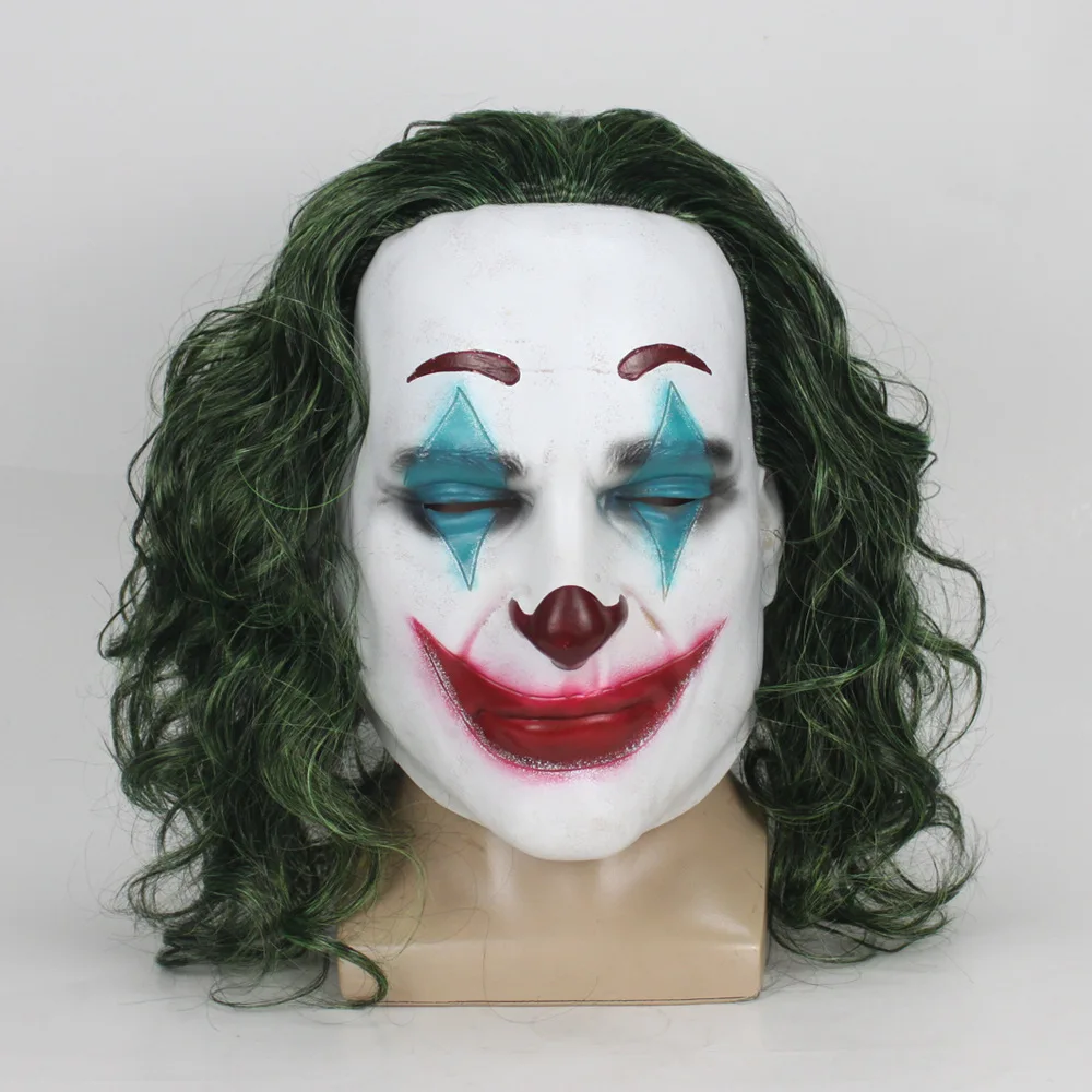 Arthur Fleck Joker маскарадные маски из фильма Joaquin Phoenix Детские латексные с клоуном для
