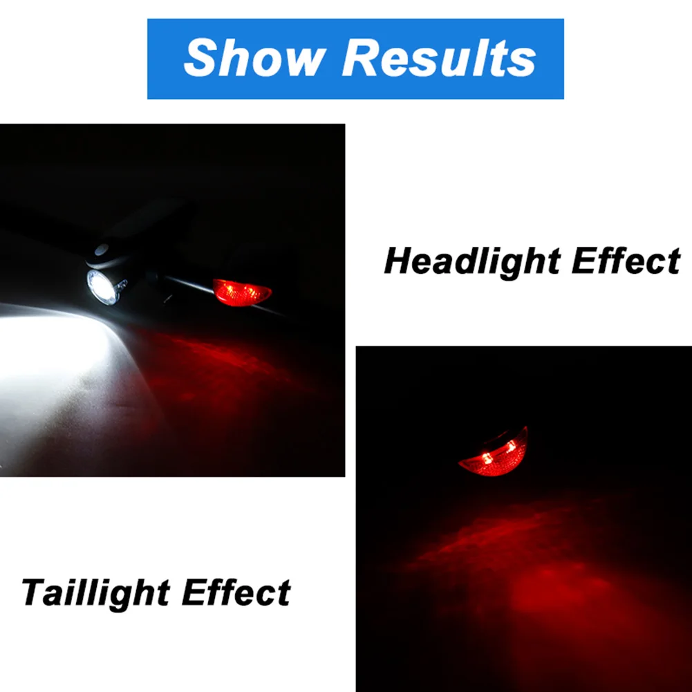 Bike Headlight Solar Panel 240LM USB Charge Cycling Taillight Led 3W Warning Super Bright Durable 360 Degree Rotatable ABS