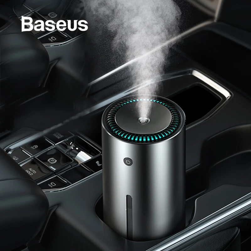 

Baseus Car Air Purifier Humidifier Aluminium Alloy 300mL Auto Armo Diffuser Air Freshener Humidifier For Cars
