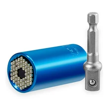 Горячая XD-Универсальный динамометрический ключ Волшебная рукоятка гаечного ключа Многофункциональная Универсальная трещотка 7-19 мм адаптер для дрели ручные инструменты