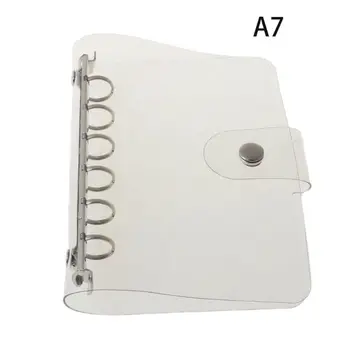 

A5 A6 A7 PVC Rainbowlaser Transparent Notebook Diary Cover Glitter Loose leaf 77HA