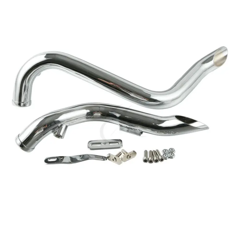 Мотоколле1.7" 13/4" тяговые трубы выхлопные для Harley Softail Sportster 883 1200 пользовательские Forword control Dyna Touring Electra Glide