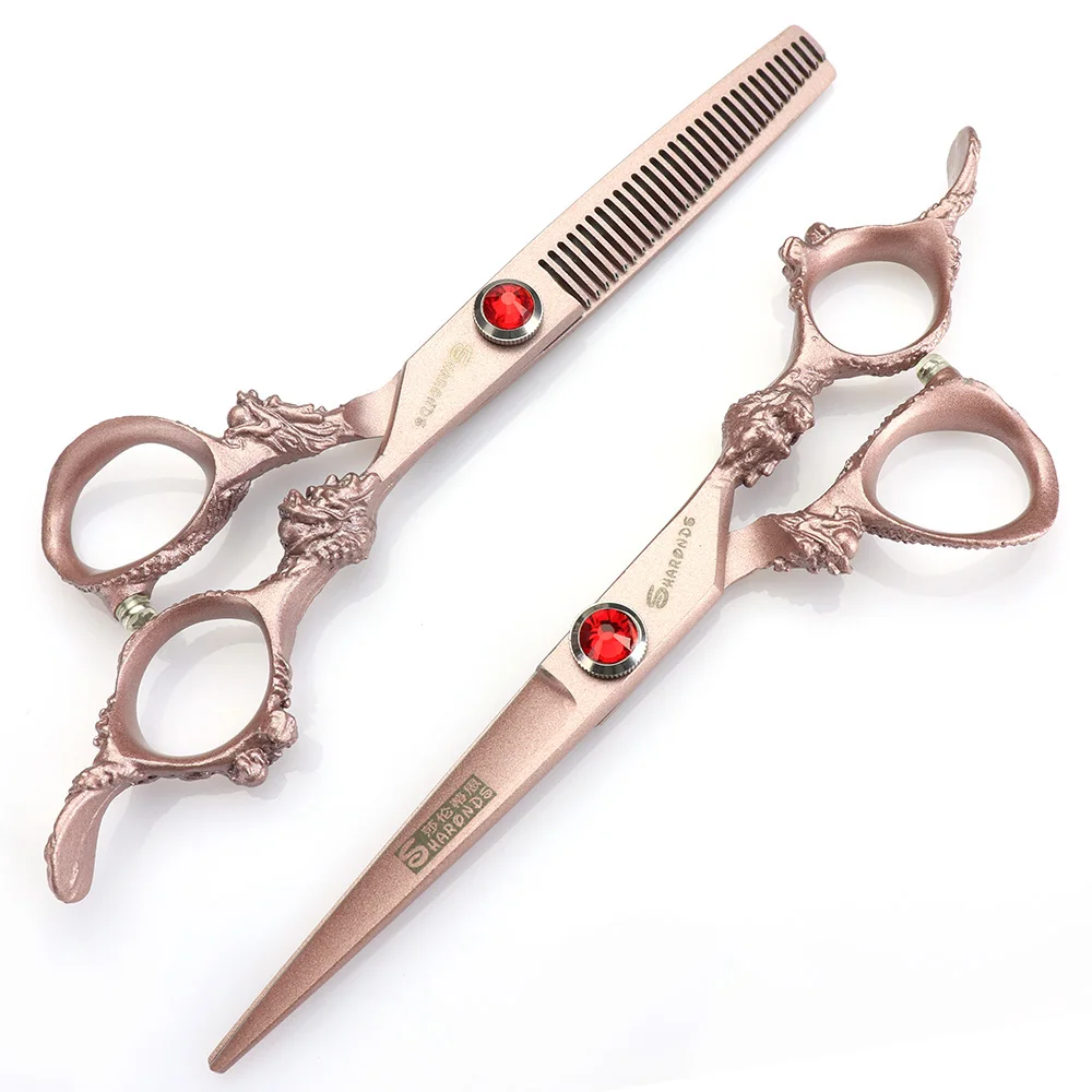 

Genuine Sharontis Hairdresser Scissors 5.5 inch 6 inch flat cut teeth shears barber Scissors suit hairdresser special scissors