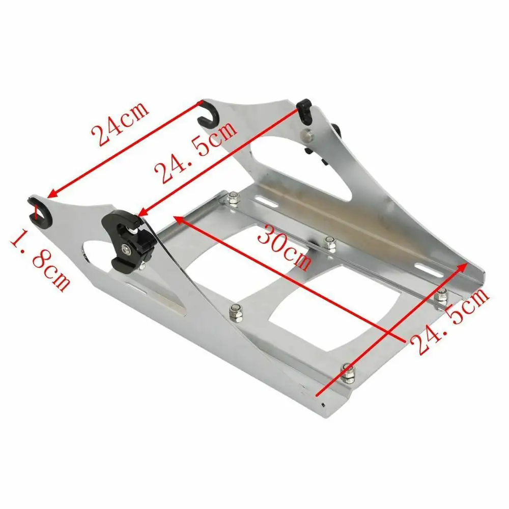 Motorcycle Detachable Two Up Pack Mounting Rack For Harley Tour Pak Road King Street Glide Road Glide 2014-