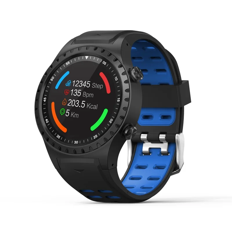SENBONO M1 Bluetooth телефонный звонок спортивные Смарт-часы gps Smartwatch телефон для мужчин и женщин монитор сердечного ритма часы - Цвет: blue