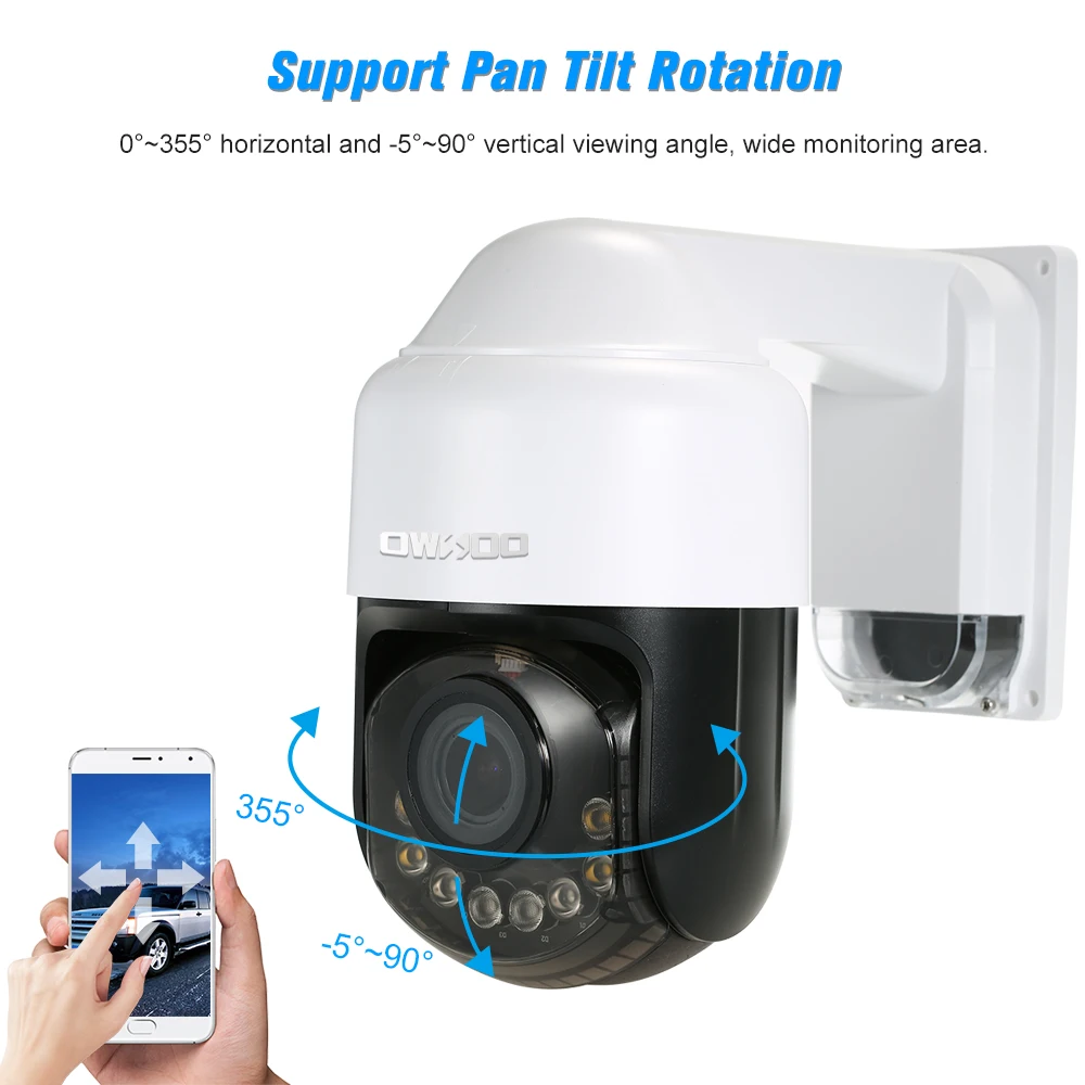 OWSOO 1080P 4G/GSM беспроводная камера безопасности WiFi ip-камера для домашнего наблюдения наружный монитор 2,8-12 мм оптический зум-объектив