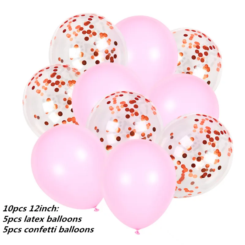 10pcs 12inch balloon 12 месяцы фоторамка баннер Baby 1st декорации с днем рождения Baby Shower 1st для маленьких мальчиков девочек мой первый год вечерние поставки - Цвет: 10pcs 12inch balloon