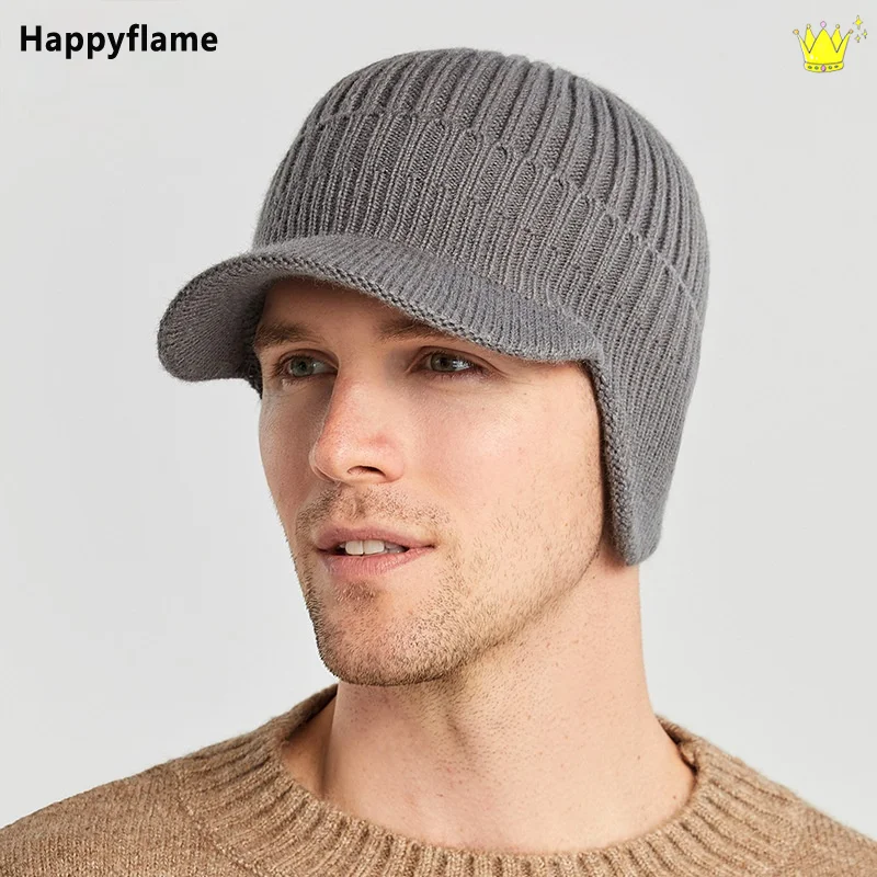 Hot Winter Knitted Ear Protection Cap 