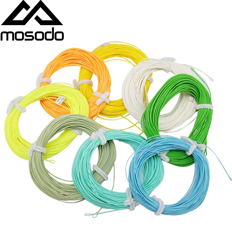 Mosodo 100FT Forward Floating Fly Fishing Line With 2 Welded
